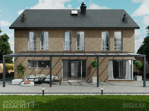 Modernbedacht 12m schwarz vorne comp Modernbedacht