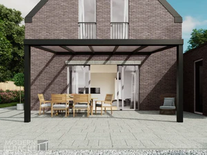 Modernbedacht 5m schwarz vorne comp Modernbedacht