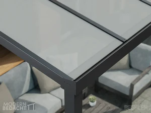 Modernbedacht anthrazit dachart milchglas comp Modernbedacht